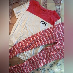VS Pink PJ Set